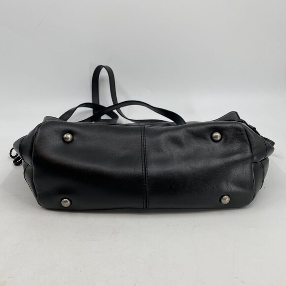 Patricia Nash Black Leather Magnetic Tote | Classic Design - Picture 5 of 11